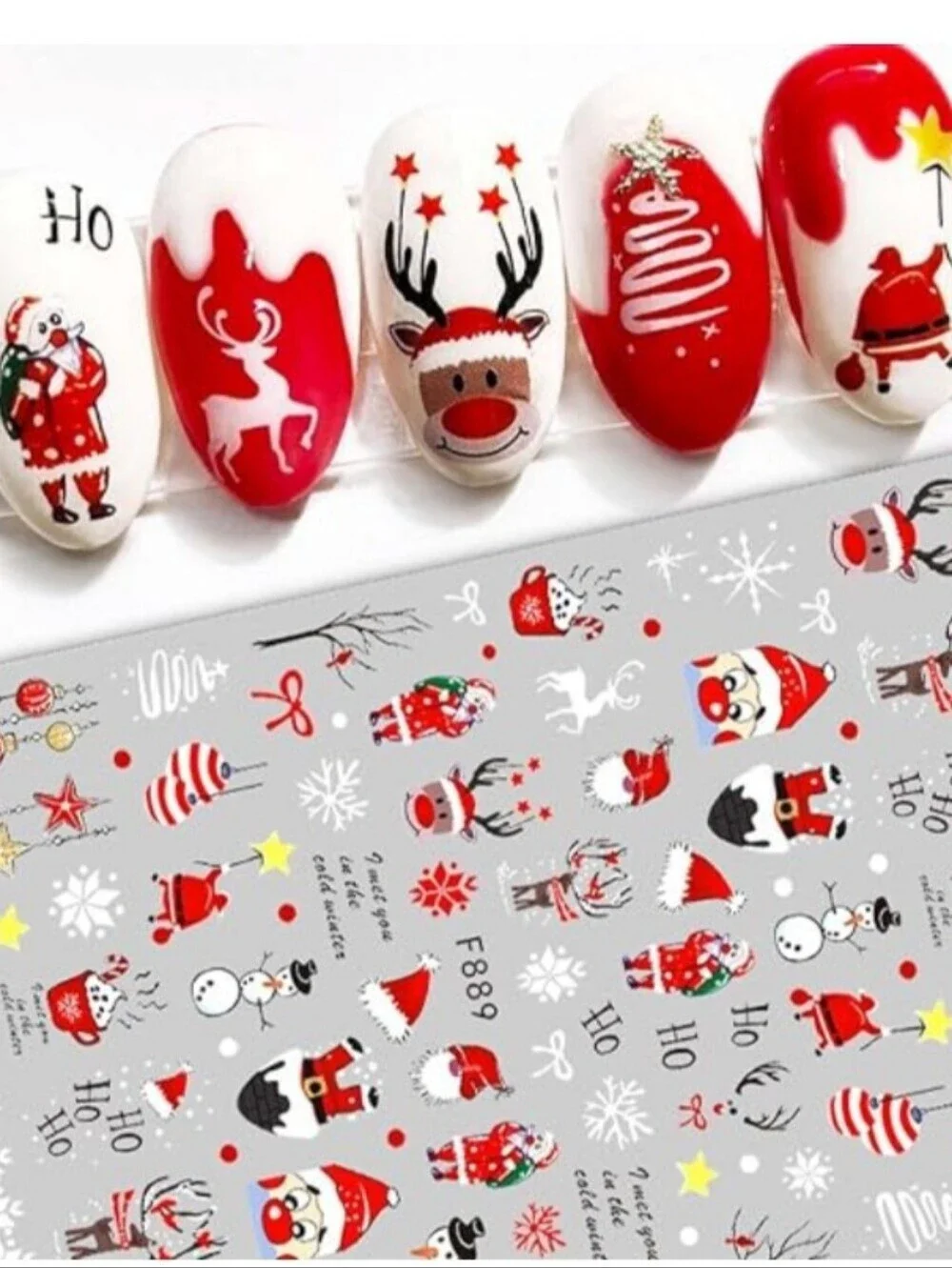 Trendy Self Adhesive Nails Art Transfer Sticker